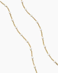 Pearl Classics Station Necklace 18K Yellow Gold, 3.5mm