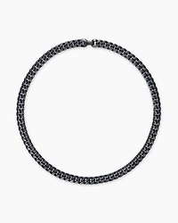 Curb Chain Necklace Black Titanium