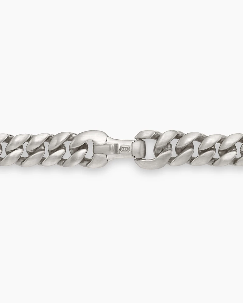Curb Chain Necklace Sterling Silver, 6mm