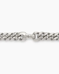 Curb Chain Necklace Sterling Silver, 6mm