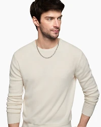 Curb Chain Necklace Sterling Silver, 6mm