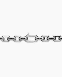 Streamline® Link Necklace Sterling Silver with Black Diamonds, 5.5mm