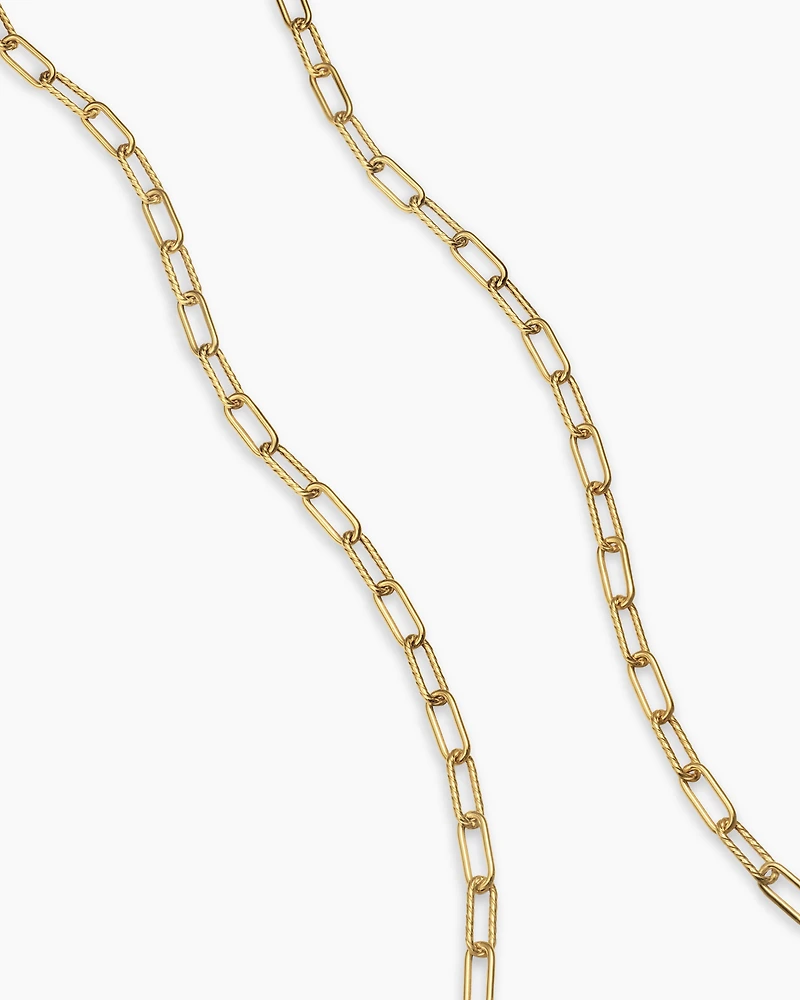 DY MadisonĀ® Chain Necklace in 18K Yellow Gold, 4mm