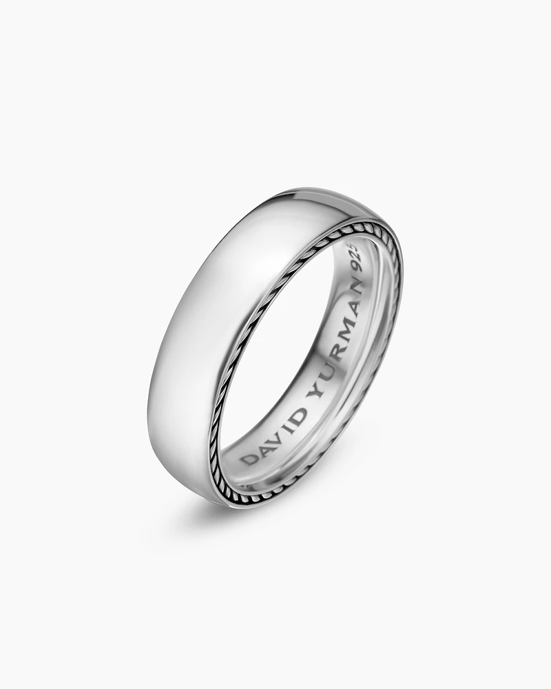 Streamline® Band Ring Sterling Silver, 6mm