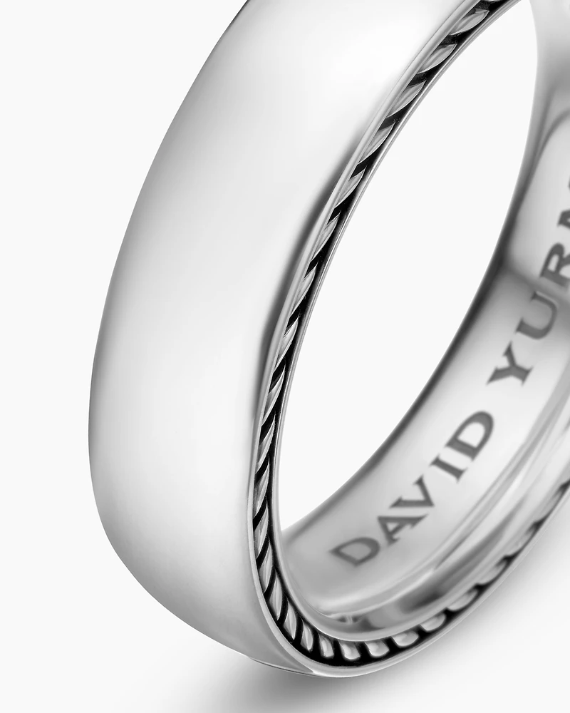 Streamline® Band Ring Sterling Silver, 6mm