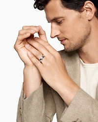 Streamline® Band Ring 18K White Gold, 6mm