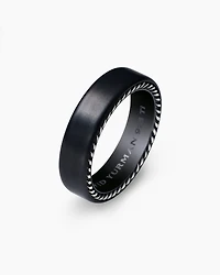 Streamline® Band Ring Black Titanium