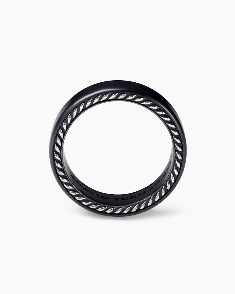 Streamline® Band Ring Black Titanium