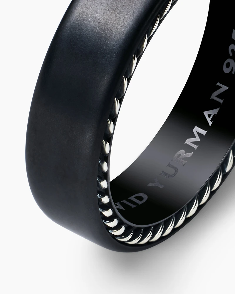 Streamline® Band Ring Black Titanium