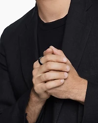 Streamline® Band Ring Black Titanium