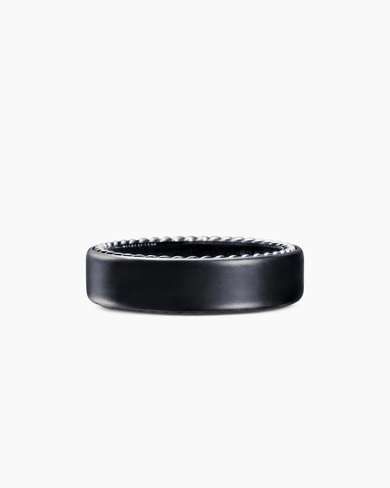 Streamline® Band Ring Black Titanium