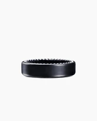 Streamline® Band Ring Black Titanium