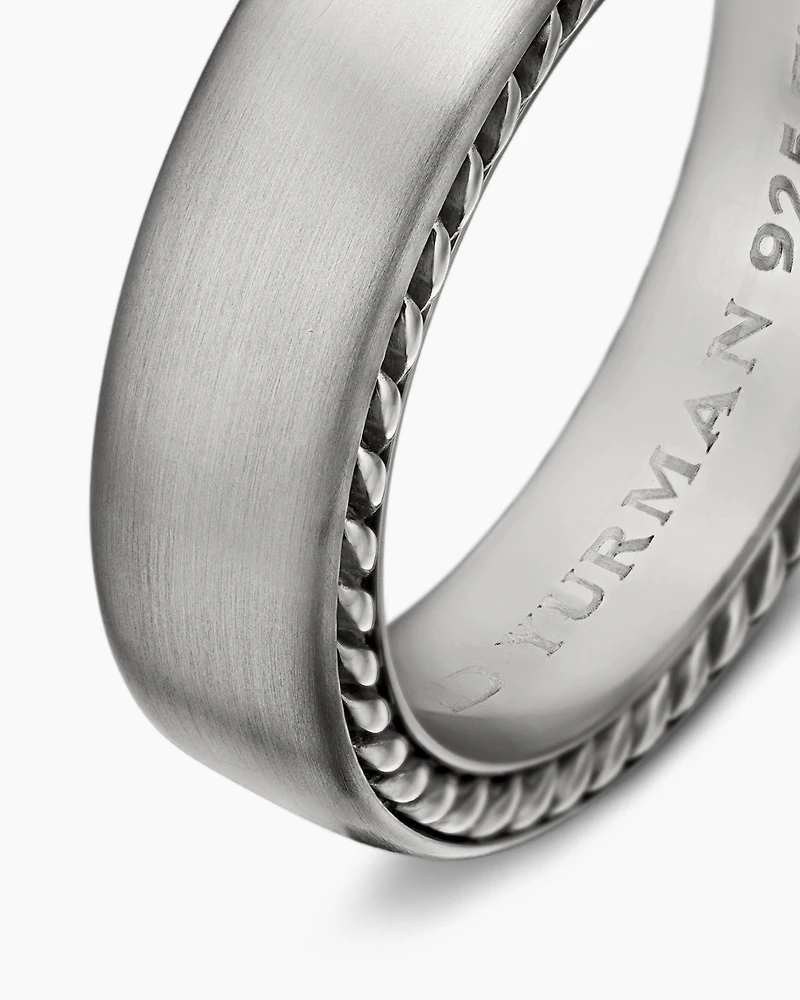 Streamline® Band Ring Grey Titanium