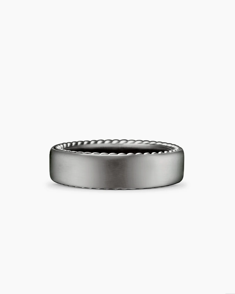Streamline® Band Ring Grey Titanium