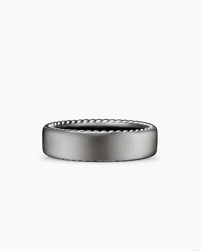 Streamline® Band Ring Grey Titanium