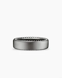 Streamline® Band Ring Grey Titanium