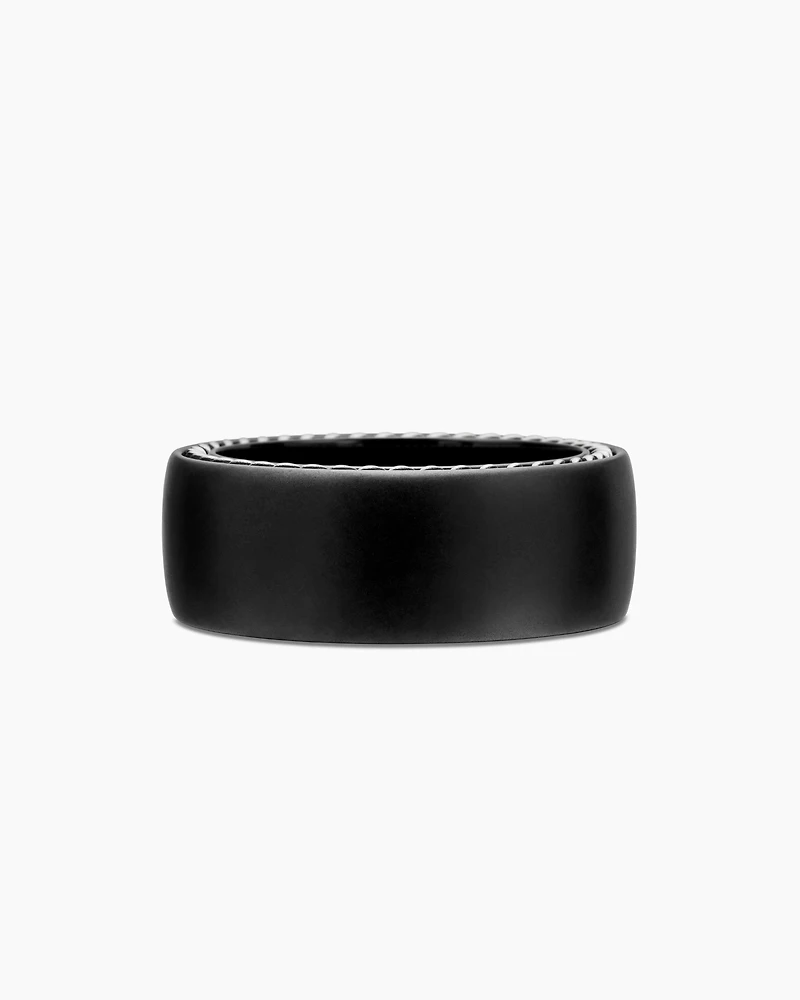 Streamline® Band Ring Black Titanium