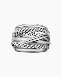 Crossover Ring Sterling Silver