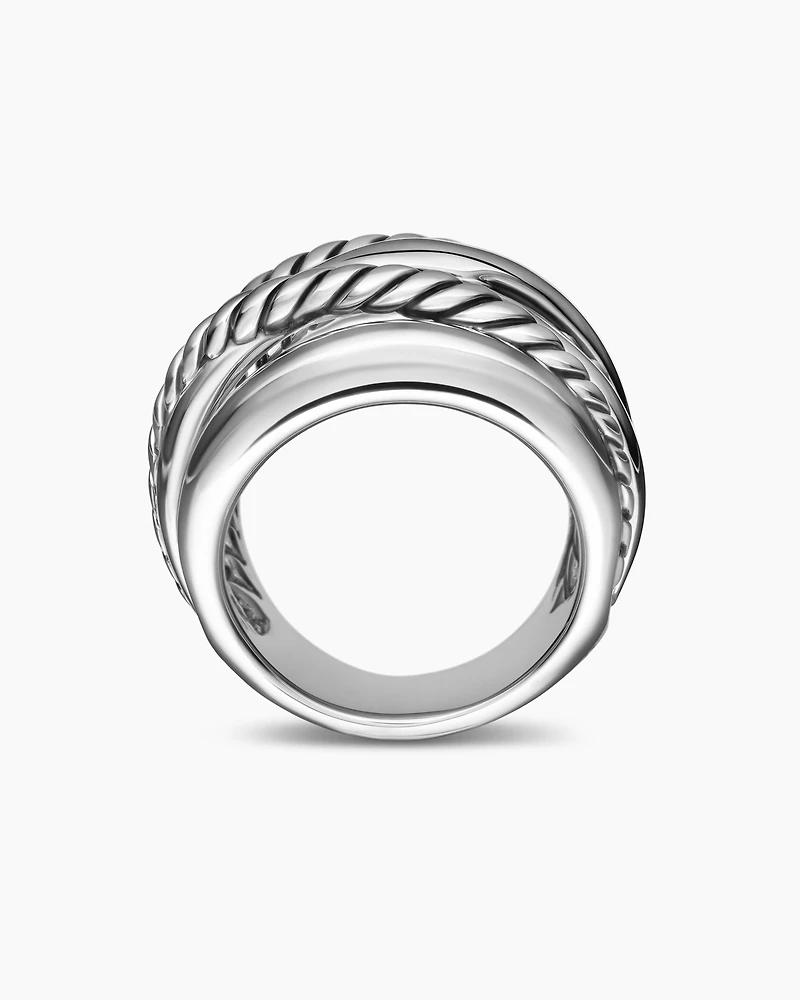 Crossover Ring Sterling Silver