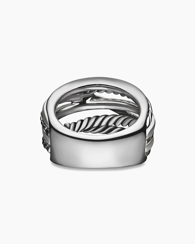 Crossover Ring Sterling Silver
