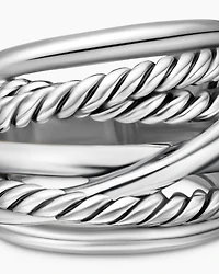 Crossover Ring Sterling Silver