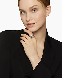 Crossover Ring Sterling Silver