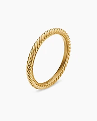 Cable Collectibles® Stack Ring 18K Yellow Gold, 2mm