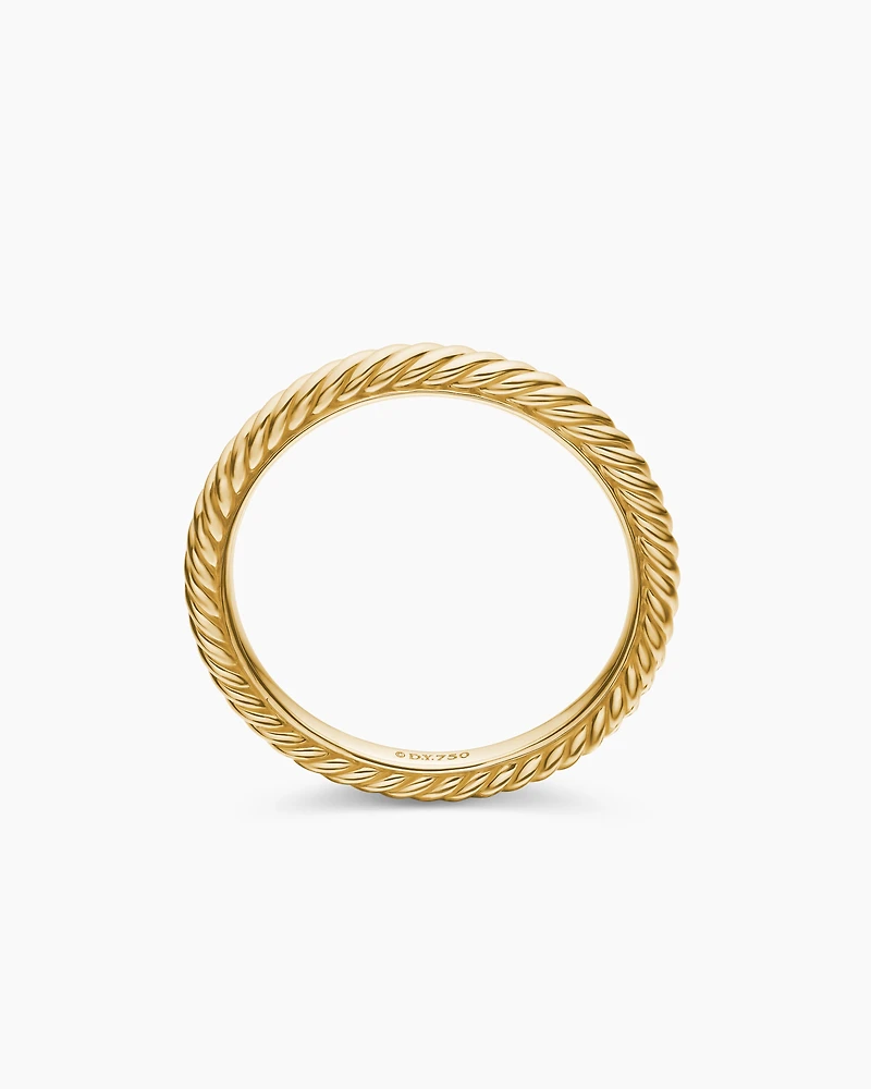 Cable Collectibles® Stack Ring 18K Yellow Gold, 2mm