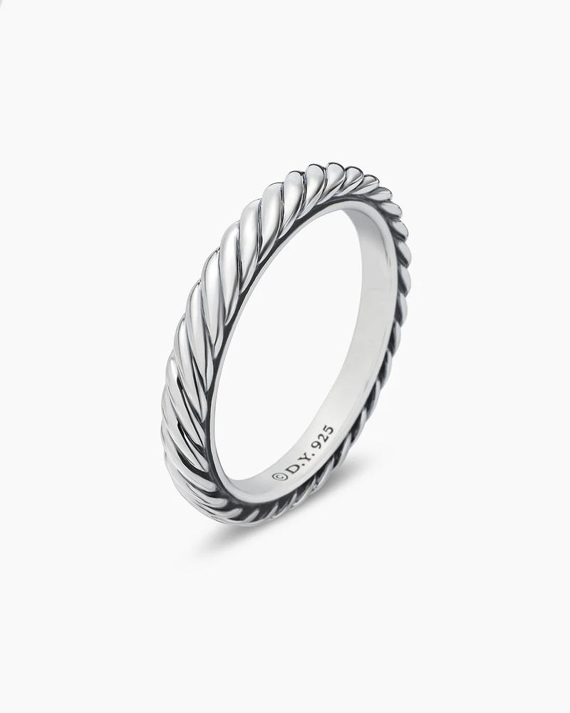 Cable Collectibles® Stack Ring Sterling Silver, 3mm