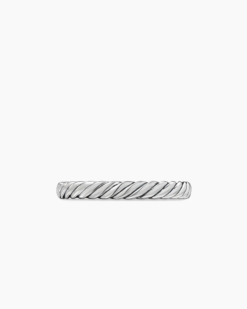 Cable Collectibles® Stack Ring Sterling Silver, 3mm