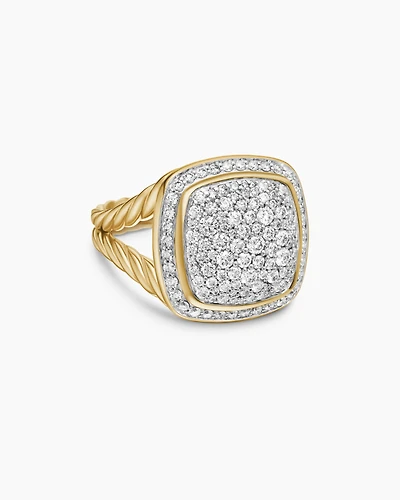 Albion Ring in 18K Yellow Gold with Diamonds
