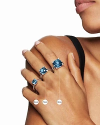 Chatelaine® Ring 18K Rose Gold with Morganite and Diamonds