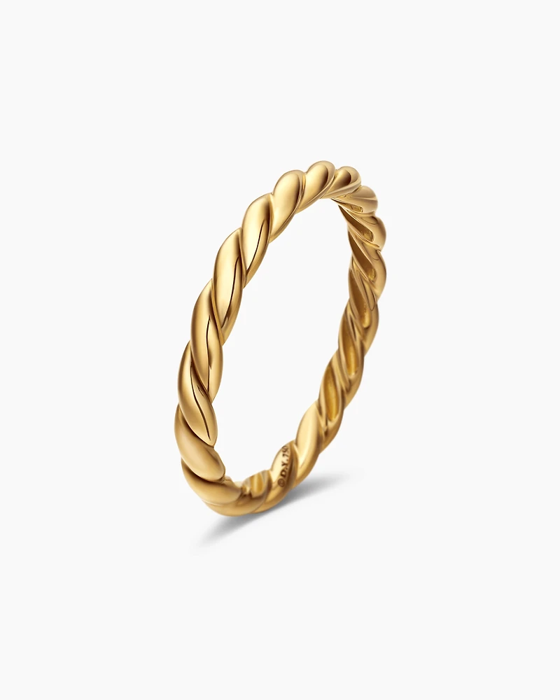 Petite Band Ring 18K Yellow Gold, 2.8mm