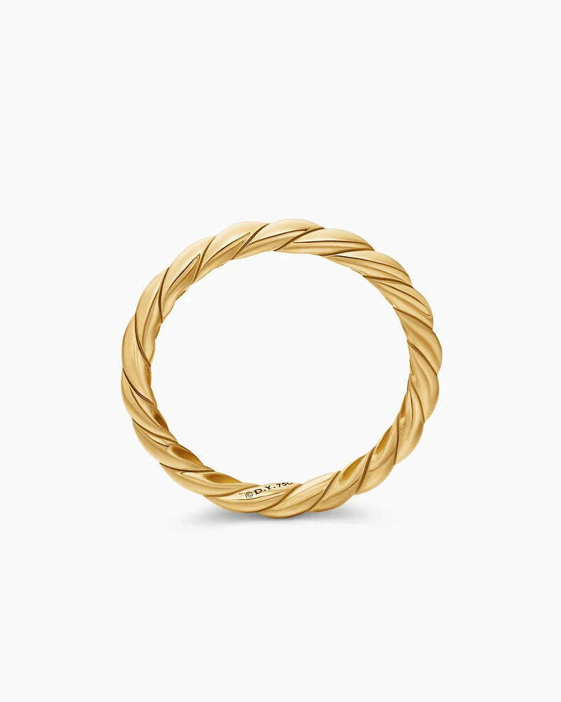 Petite Band Ring 18K Yellow Gold, 2.8mm