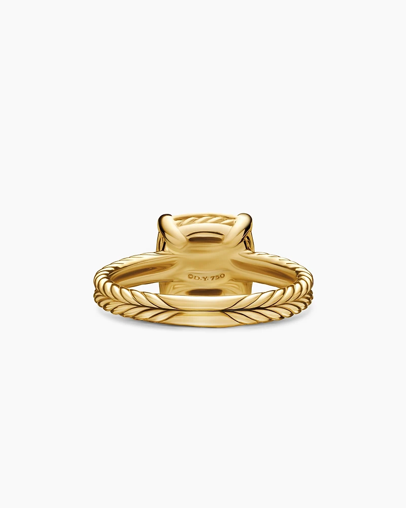 Chatelaine® Ring 18K Yellow Gold with Pavé Diamonds, 11mm