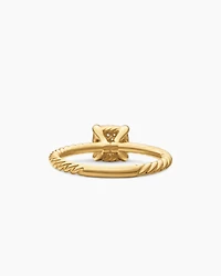 Petite Chatelaine® Ring 18K Yellow Gold with Pavé Diamonds, 7mm