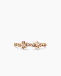 Renaissance Ring 18K Rose Gold with Diamonds, 2.3mm