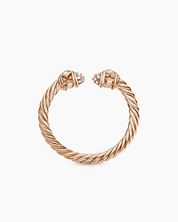 Renaissance Ring 18K Rose Gold with Diamonds, 2.3mm