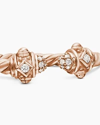 Renaissance Ring 18K Rose Gold with Diamonds, 2.3mm