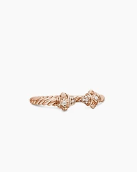 Renaissance Ring 18K Rose Gold with Diamonds, 2.3mm