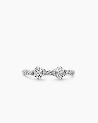 Renaissance Ring 18K White Gold with Diamonds, 2.3mm