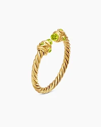 Renaissance Ring in 18K Yellow Gold with Peridot, 2.3mm