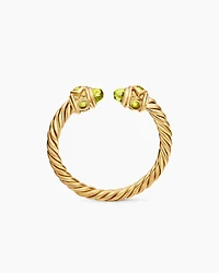Renaissance Ring in 18K Yellow Gold with Peridot, 2.3mm