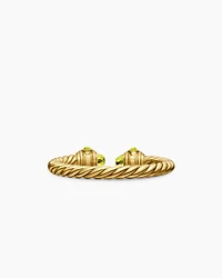 Renaissance Ring in 18K Yellow Gold with Peridot, 2.3mm