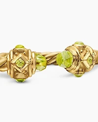 Renaissance Ring in 18K Yellow Gold with Peridot, 2.3mm