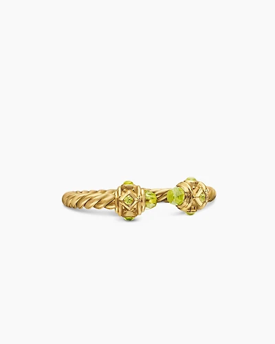 Renaissance Ring in 18K Yellow Gold with Peridot, 2.3mm