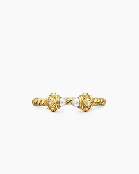 Renaissance Ring 18K Yellow Gold with Pearls and Diamonds, 2.3mm