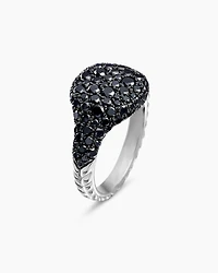Pavé Pinky Ring in 18K White Gold with Diamonds