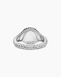 Pavé Pinky Ring in 18K White Gold with Diamonds