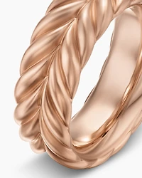 Chevron Band Ring 18K Rose Gold